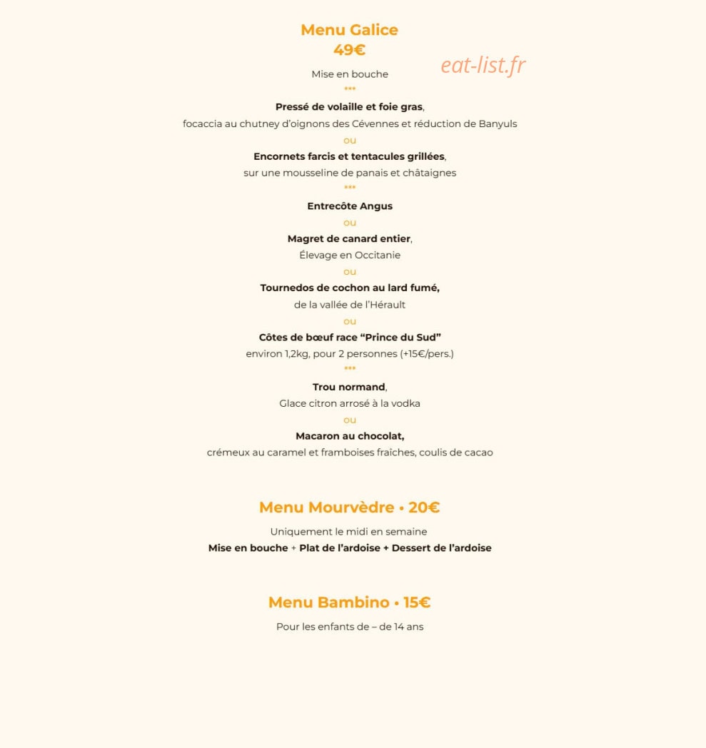 Mas de Baumes — carte page 3