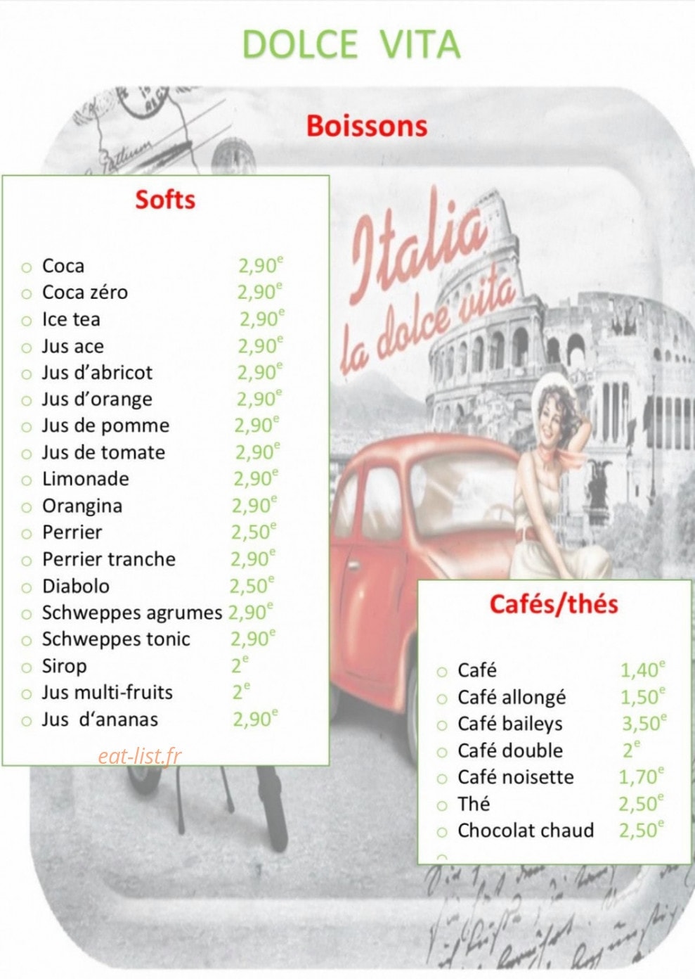 Dolce Vita — carte page 3
