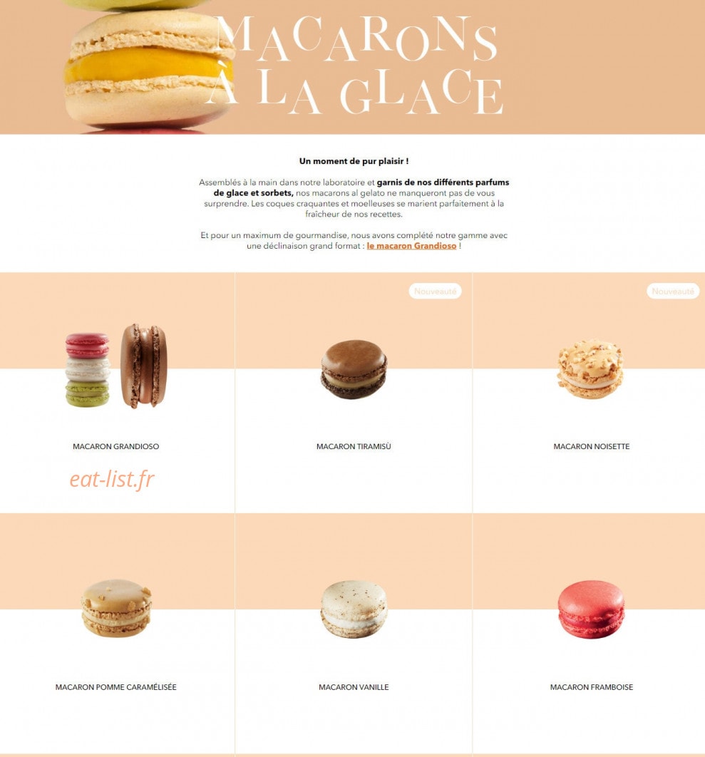 Amorino — carte page 9
