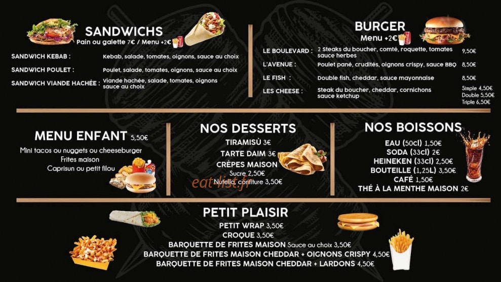 Boulevard du tacos — carte page 2
