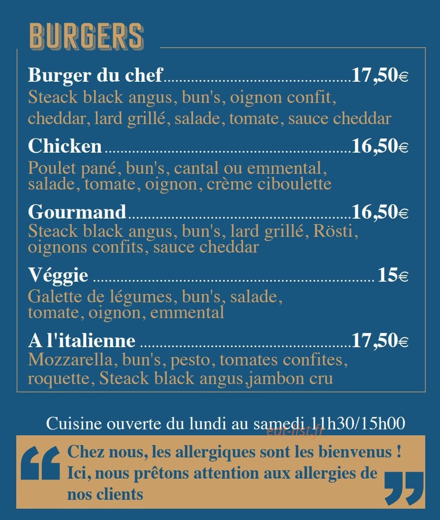 Café de la Place — carte page 4