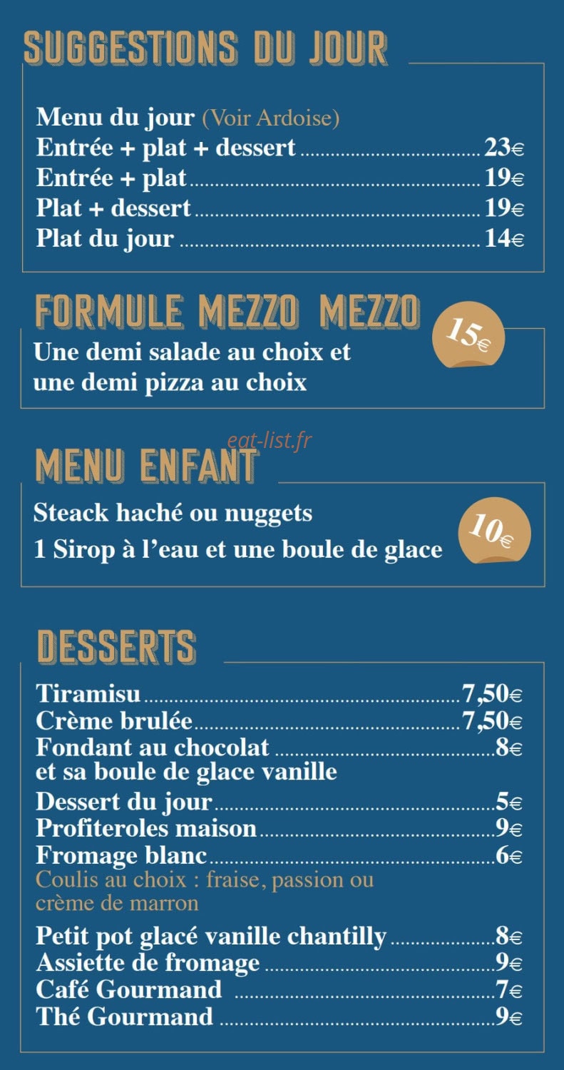 Café de la Place — carte page 5