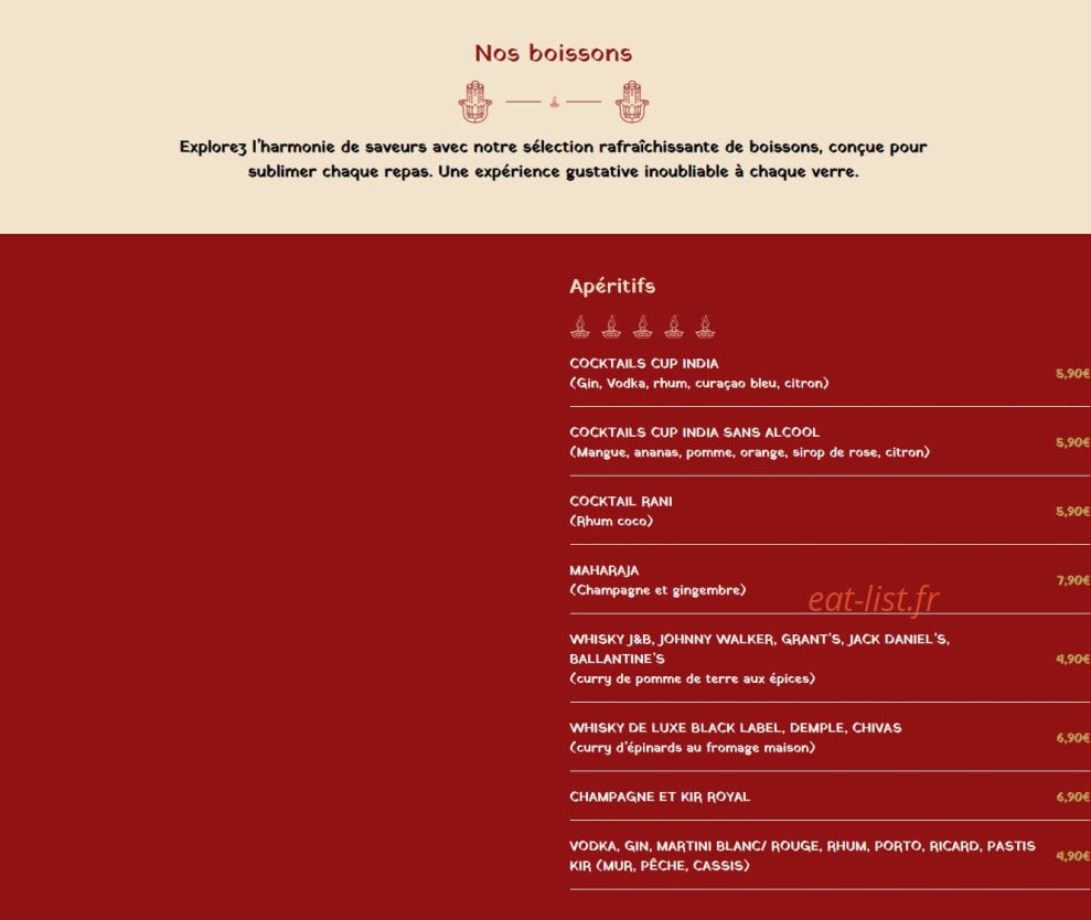 Cap India — carte page 17
