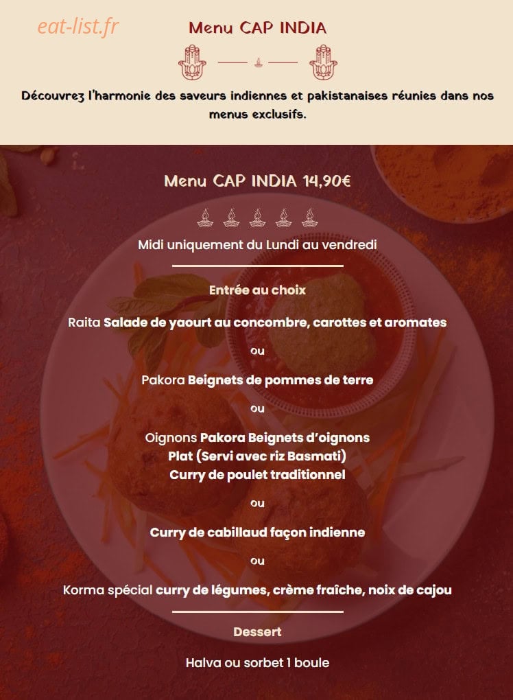 Cap India — carte page 12