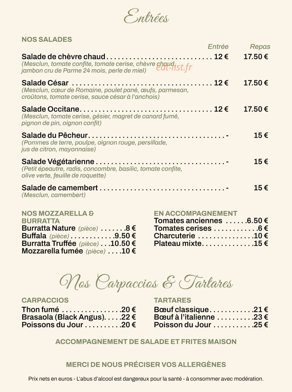 Célavie — carte page 1
