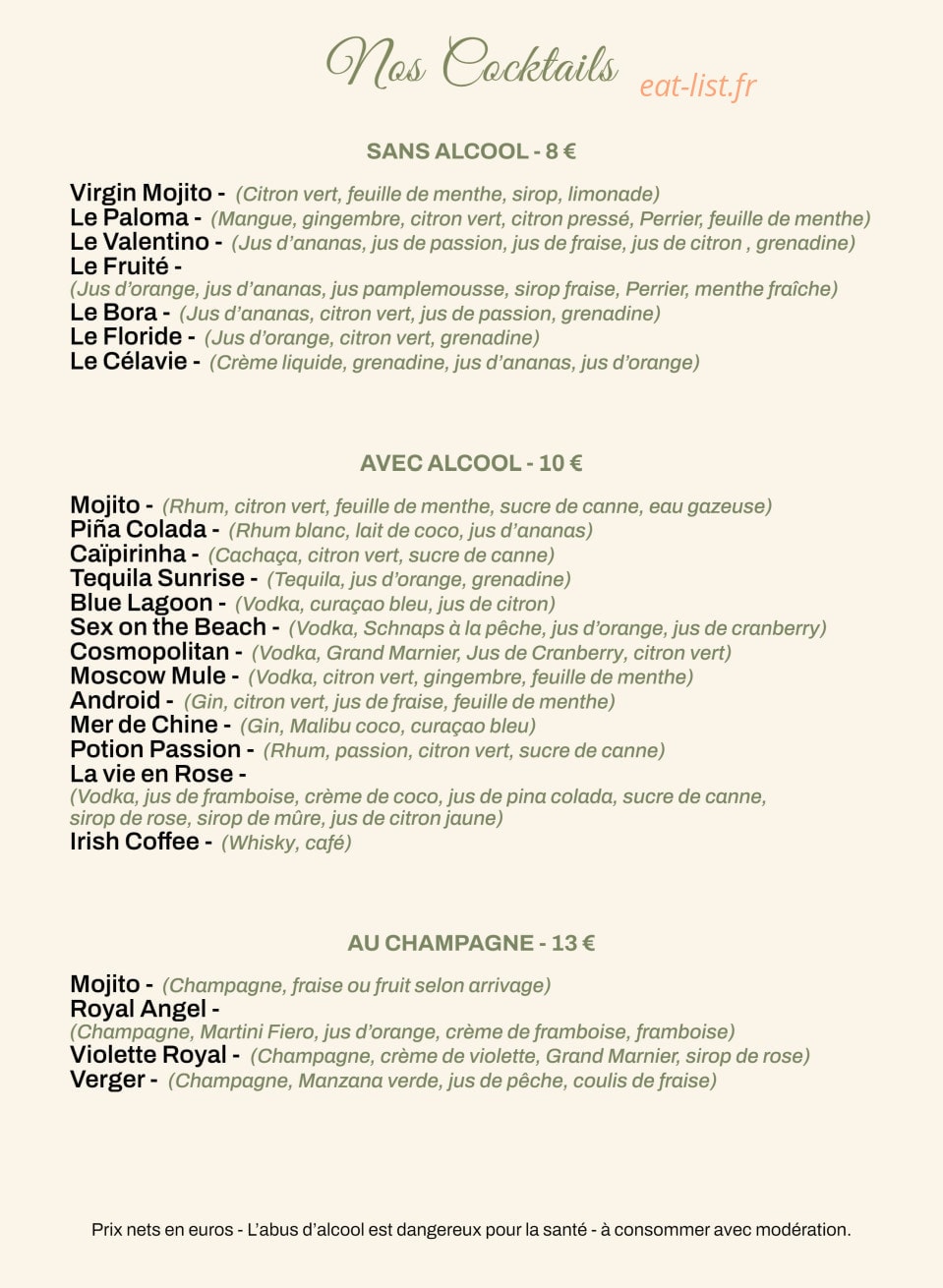 Célavie — carte page 4