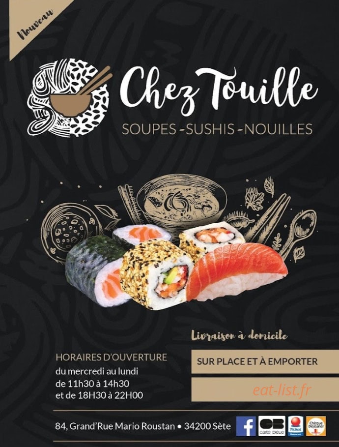 Chez Touille — carte page 1