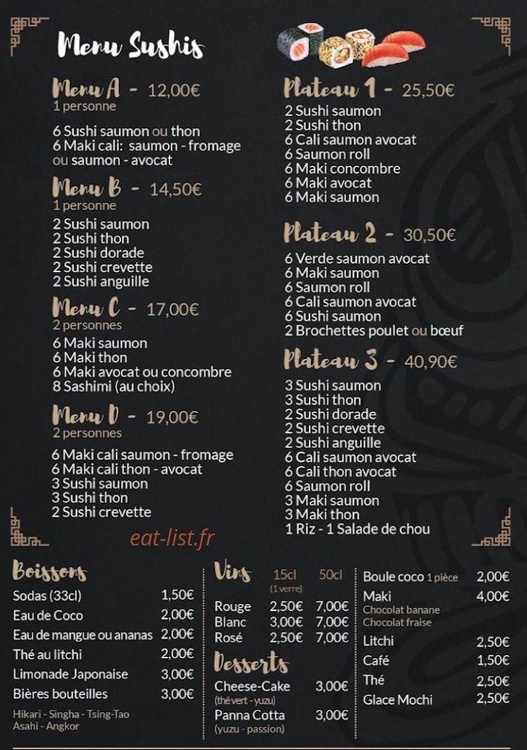 Chez Touille — carte page 4
