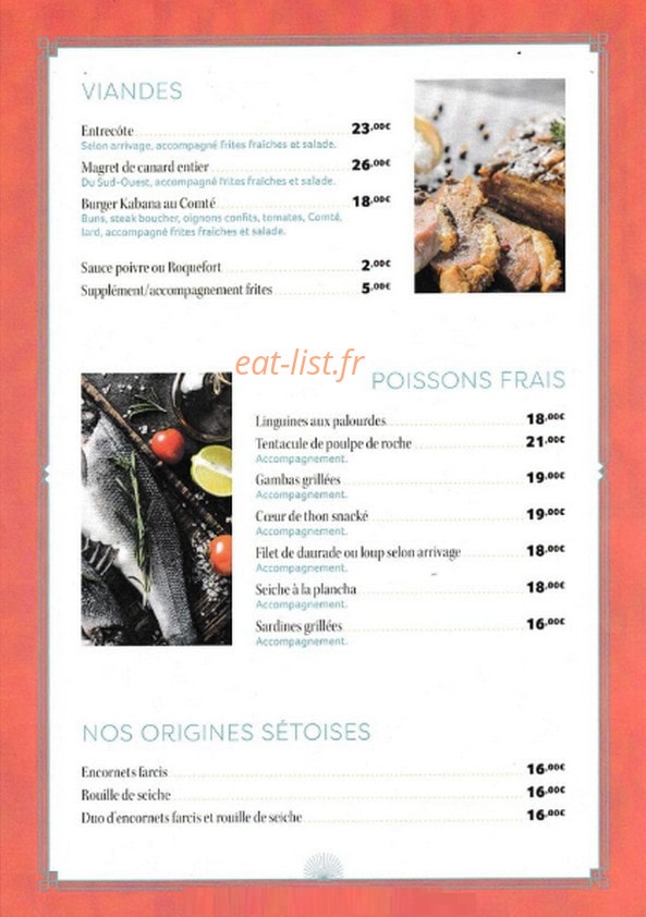 Kabana — carte page 3