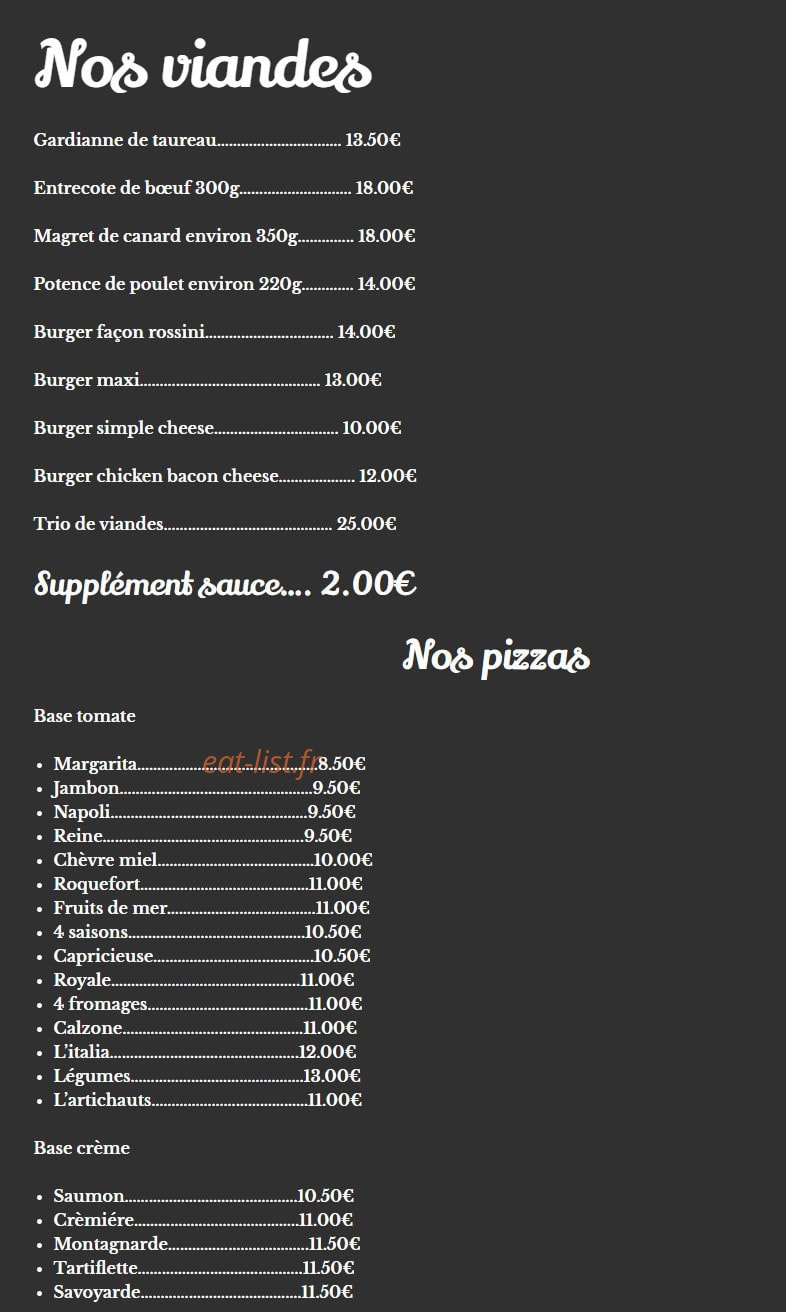L'Amphore — carte page 8