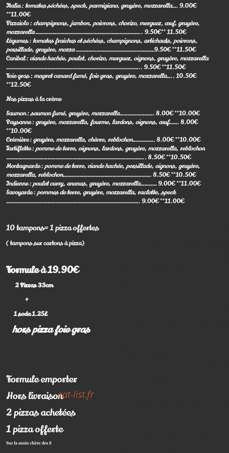 L'Amphore — carte page 4