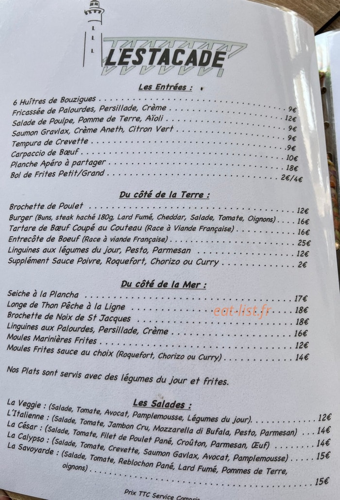 L'Estacade — carte page 1