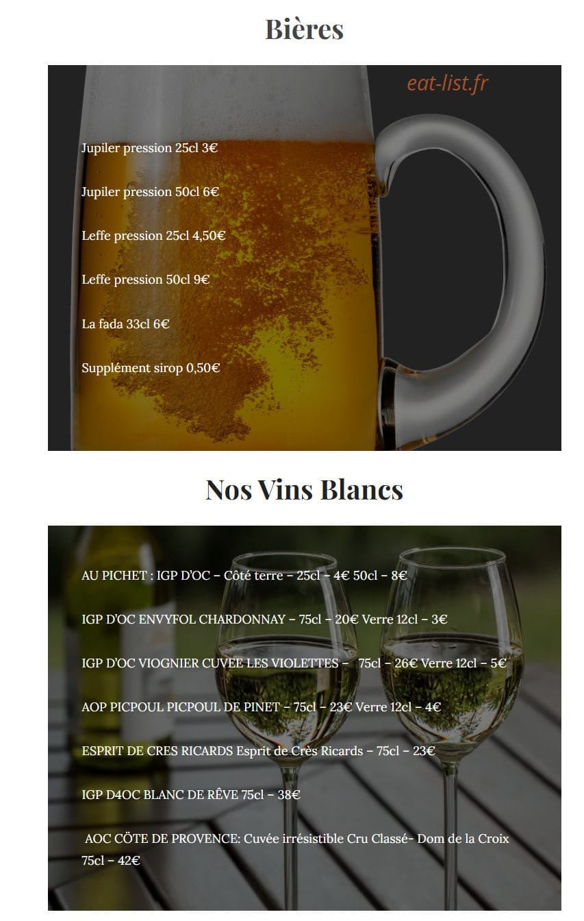 L'Inévitable — carte page 5