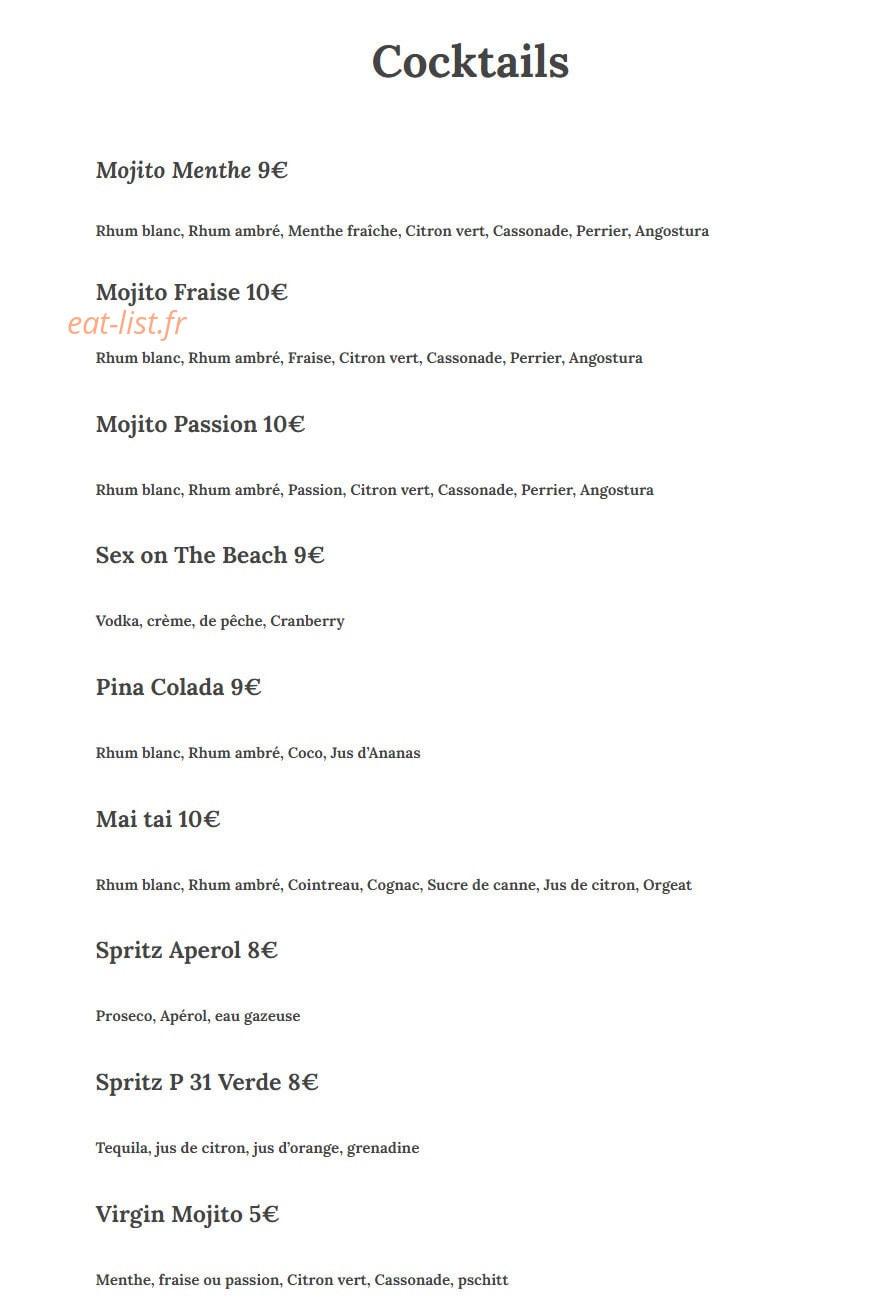 L'Inévitable — carte page 2