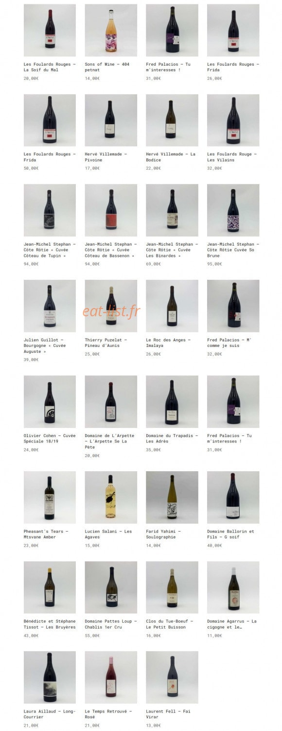 La cave à Manger — carte page 3