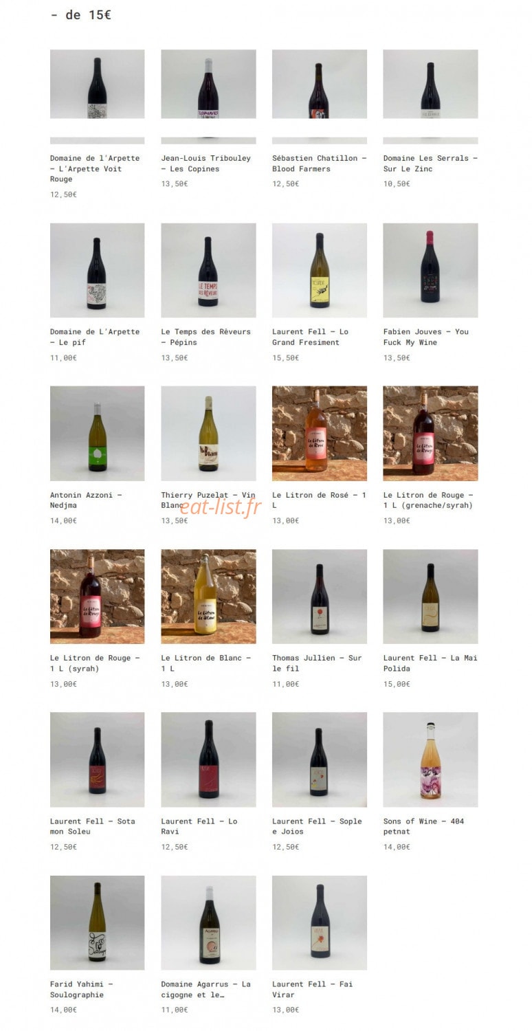 La cave à Manger — carte page 10