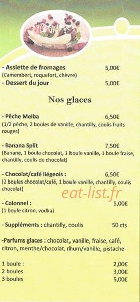 La Guinguette de Peyne — carte page 4