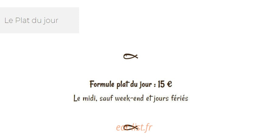 La Péniche — carte page 2