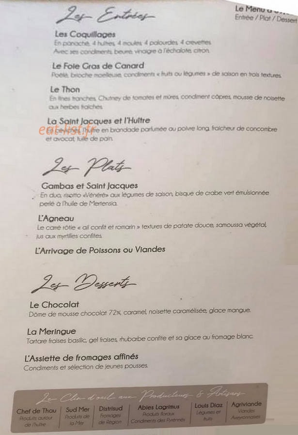 Le grand large — carte page 1