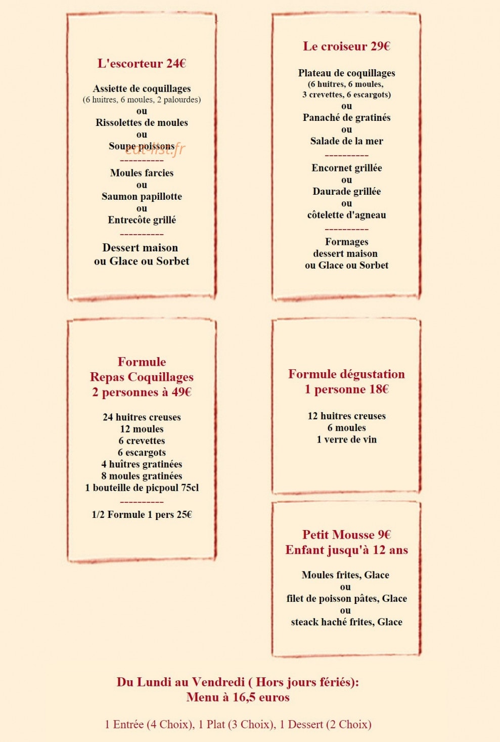 Le Marin — carte page 1