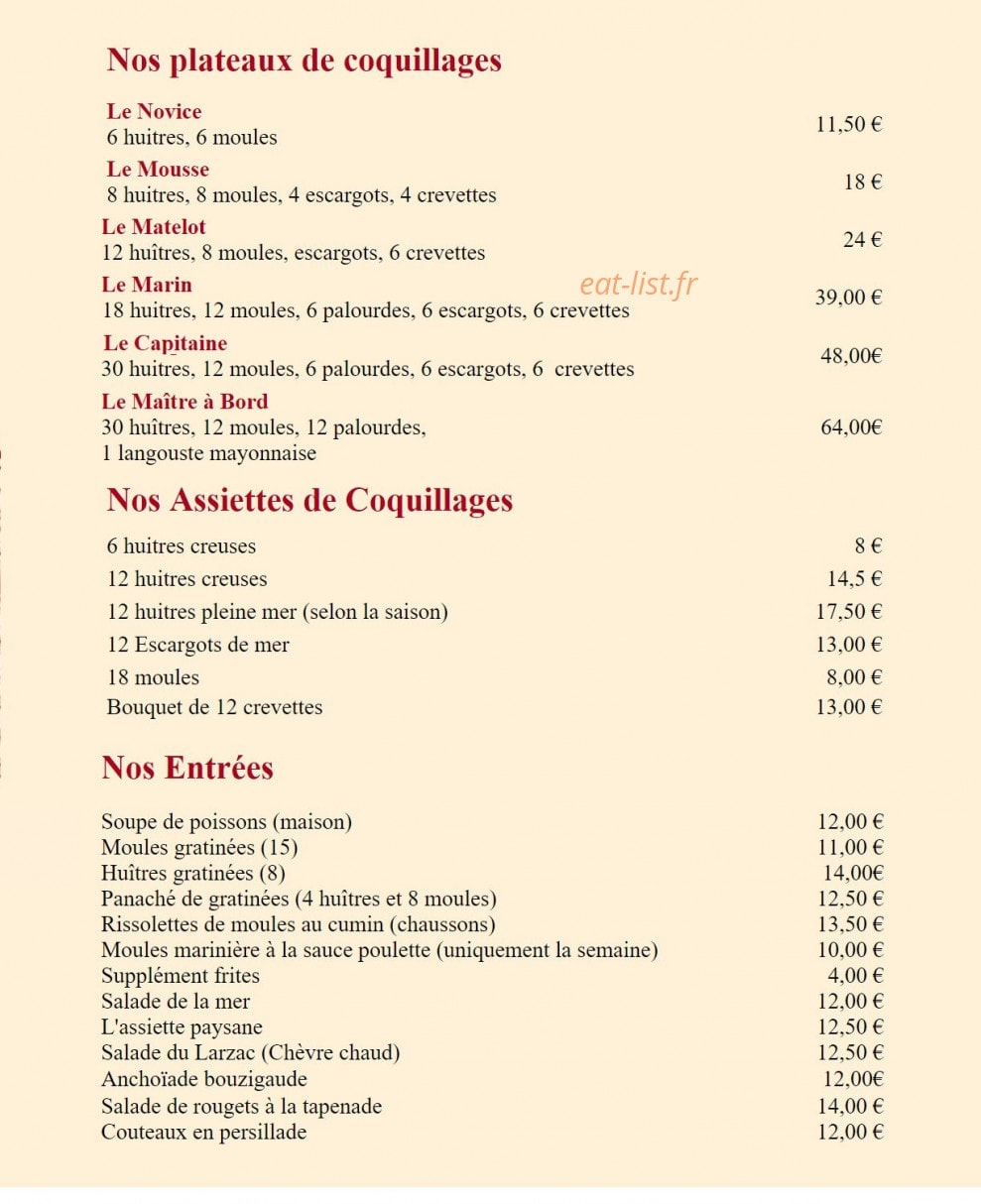 Le Marin — carte page 2