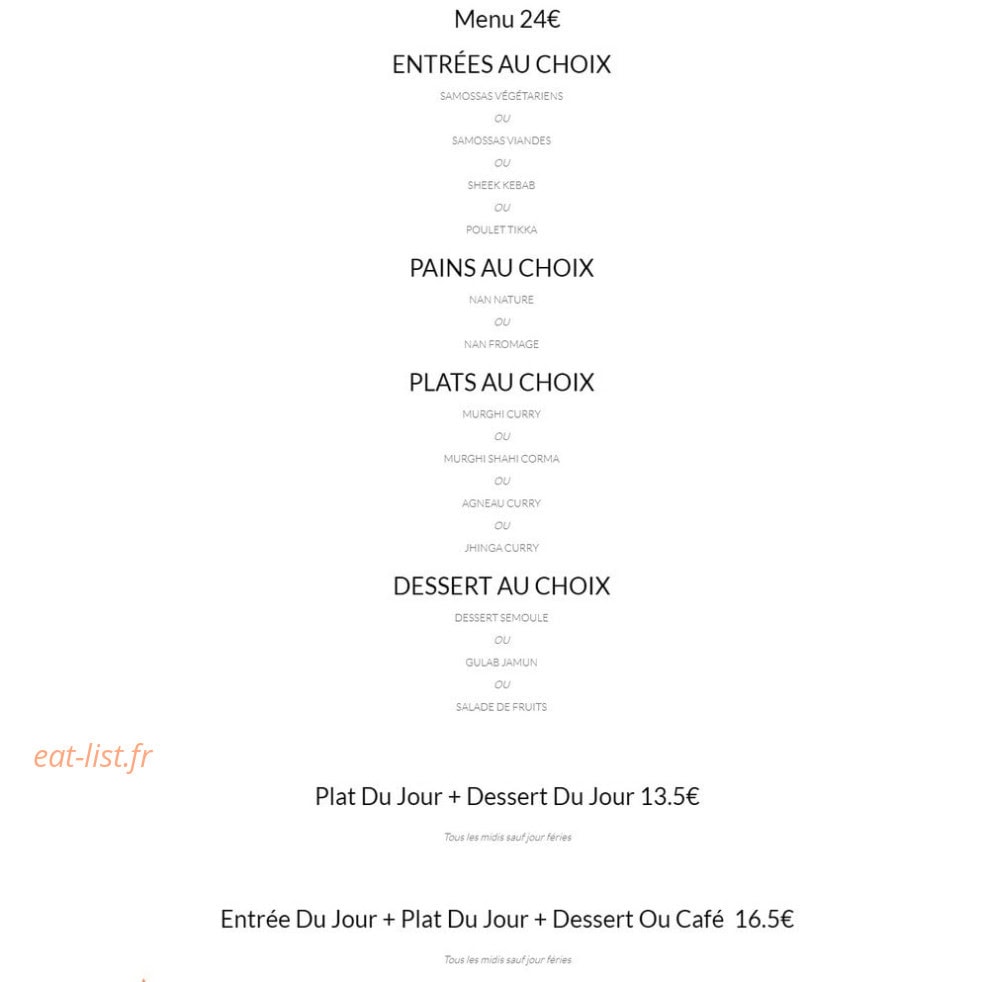 Le New Delhi — carte page 1