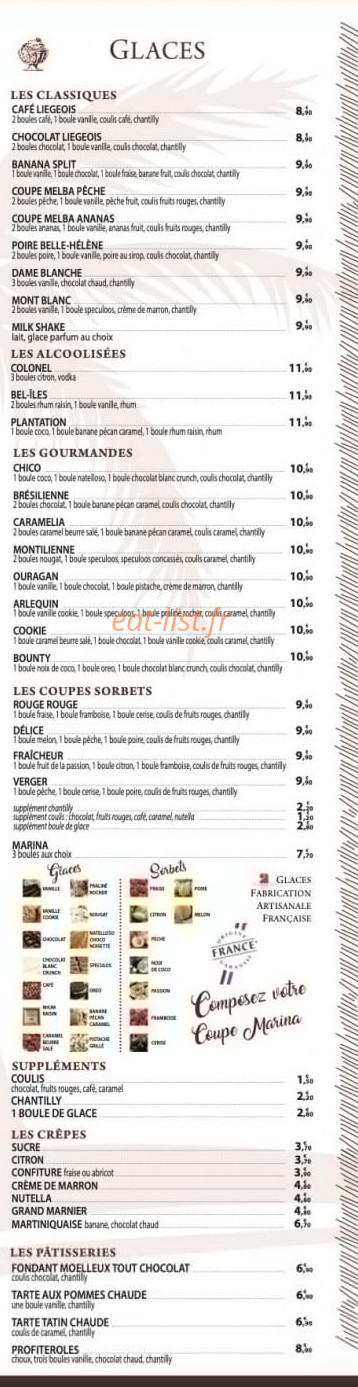 le Saint Clair — carte page 2