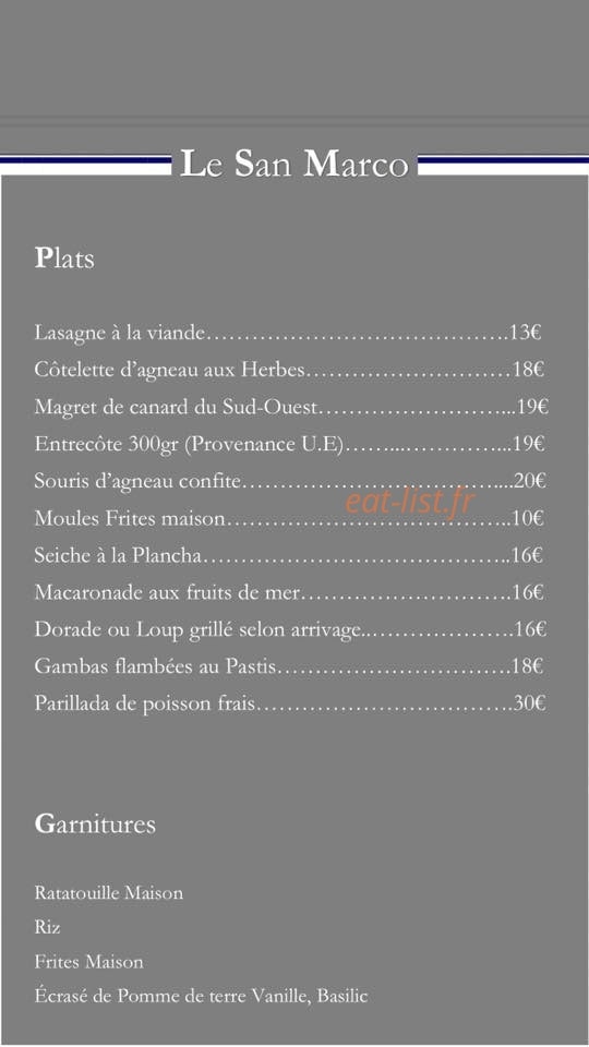 Le San Marco — carte page 4