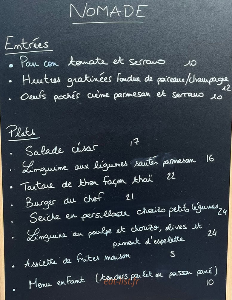 Nomade — carte page 1