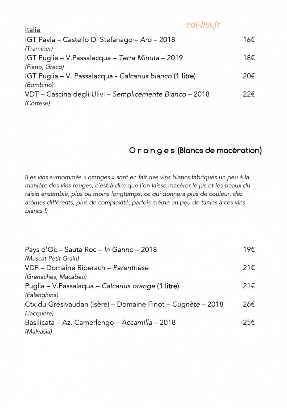 Nossa — carte page 6