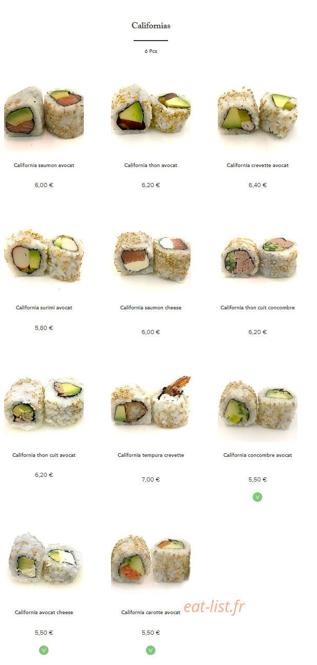 Sakura House — carte page 3