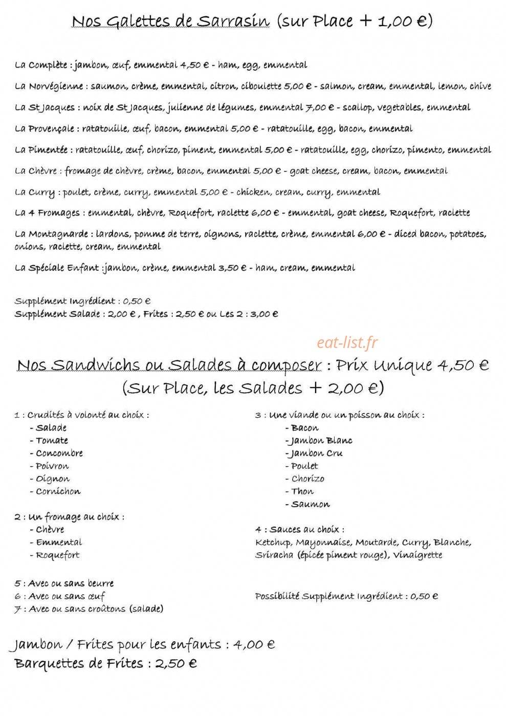 Le Ty'Zac — carte page 1