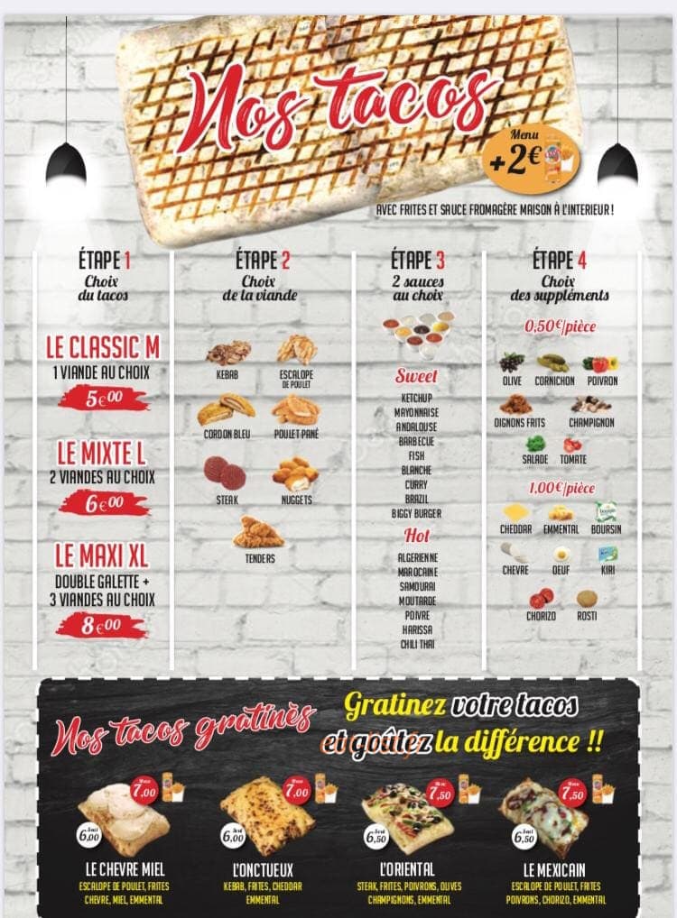 L’Oasis Food — carte page 5