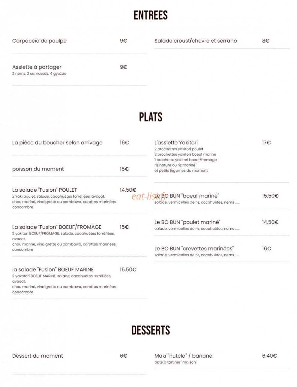 La Suite — carte page 5