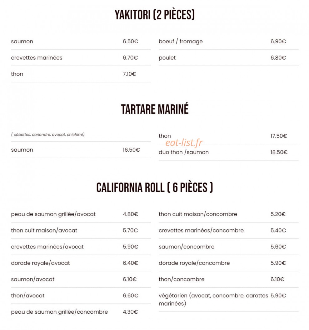 La Suite — carte page 2