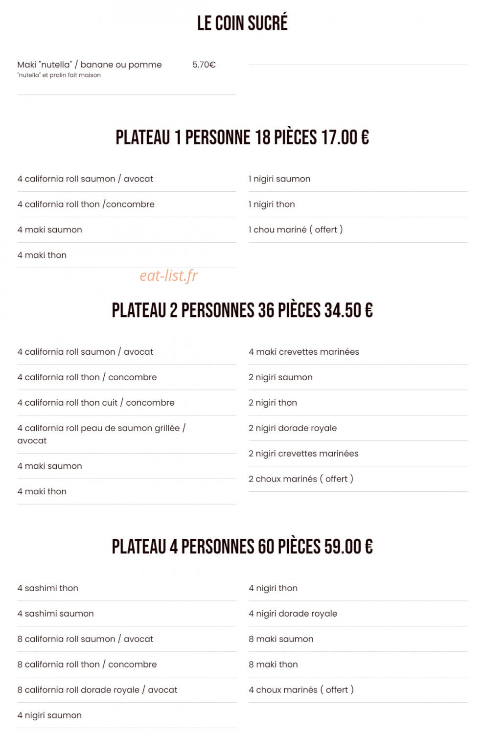 La Suite — carte page 4