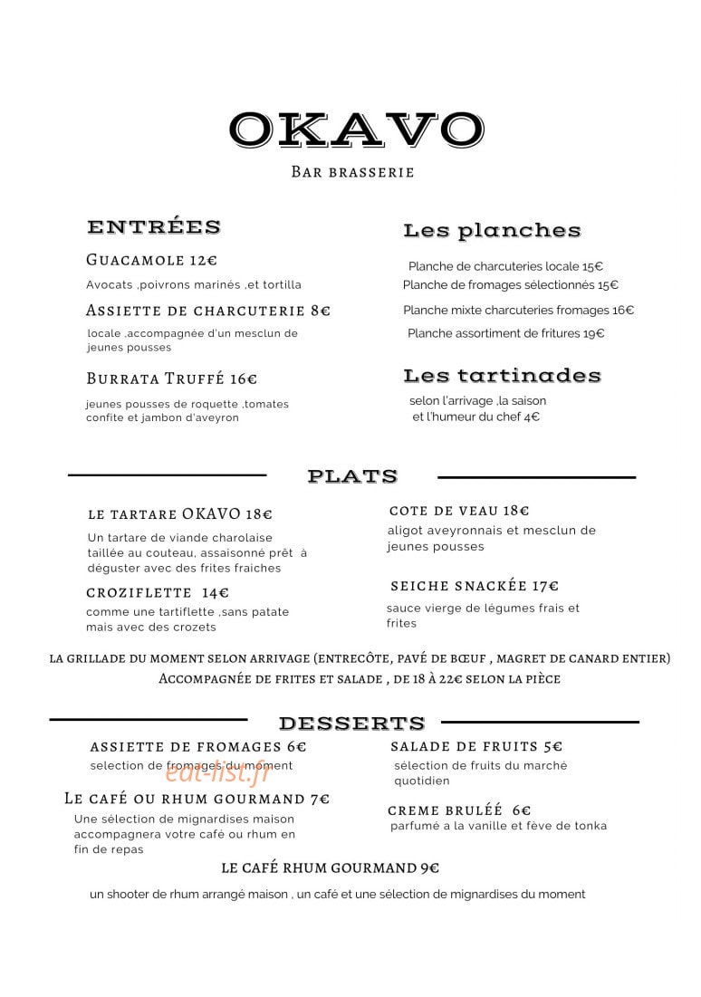 Okavo — carte page 2