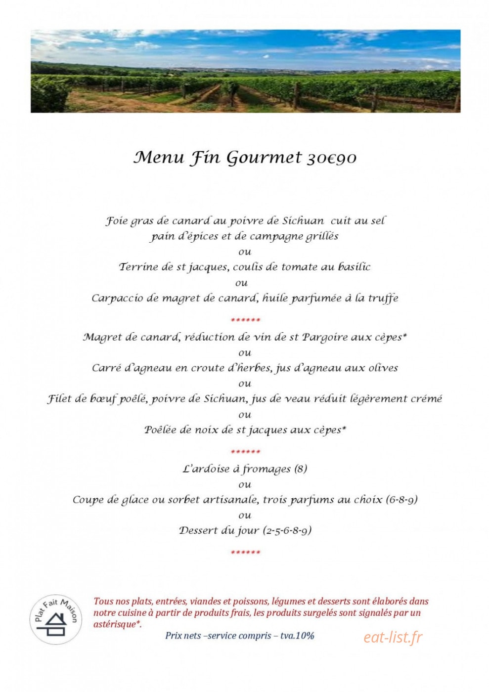 Lou Regalou — carte page 2