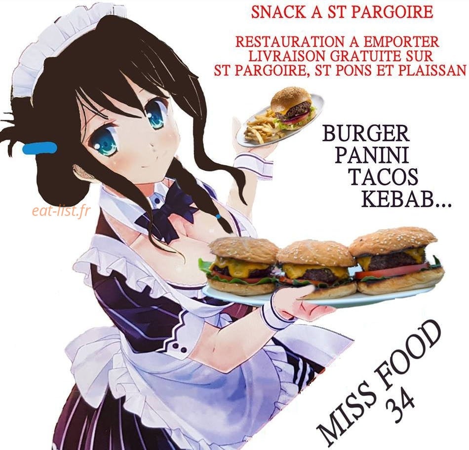 Miss Food — carte page 1