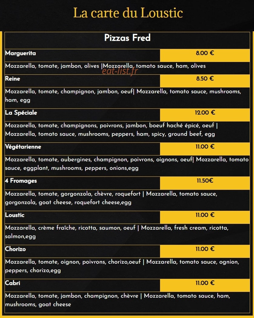 Le Loustic — carte page 2