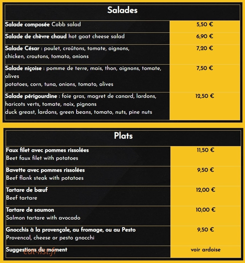 Le Loustic — carte page 3