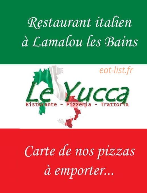 Le Yucca — carte page 1