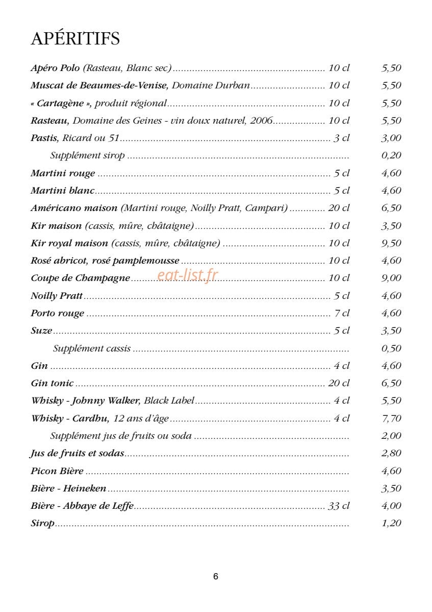 Les Marronniers — carte page 10