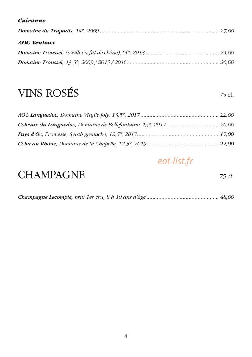 Les Marronniers — carte page 8