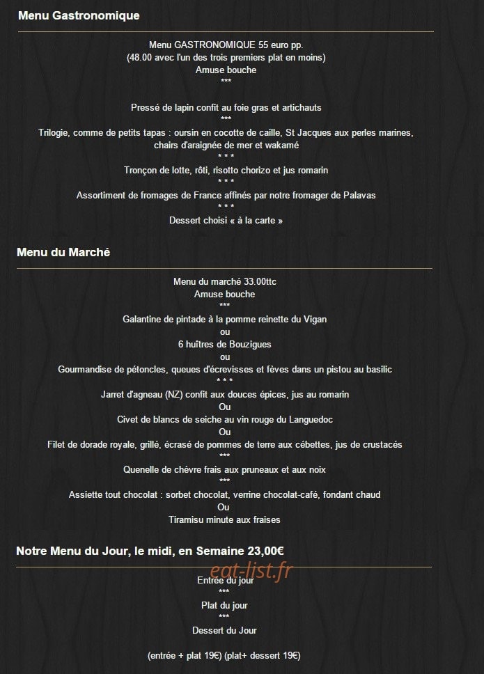 L'escale — carte page 1