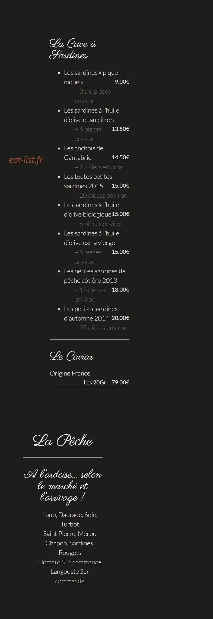 La Banane — carte page 2