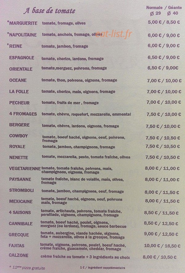 La Case de Thom — carte page 3