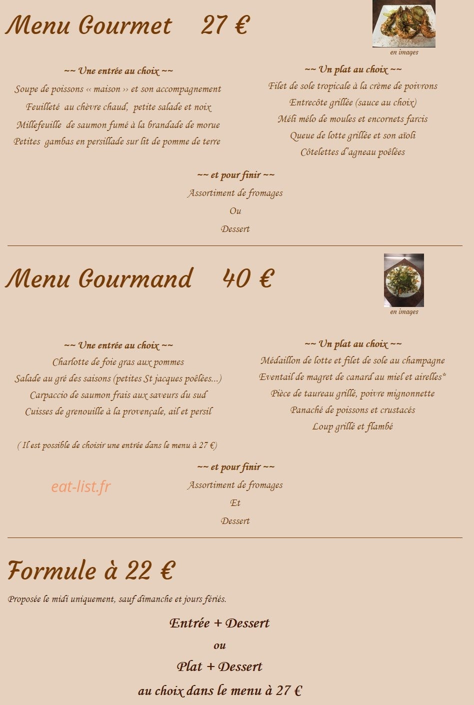 La Grange — carte page 1