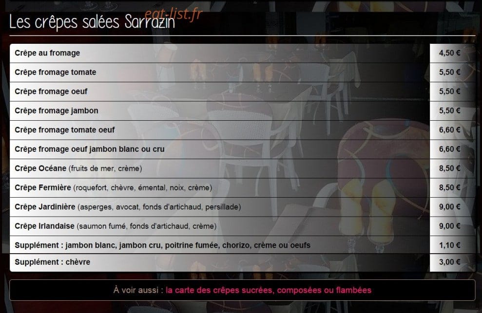 Le Bilig's — carte page 3