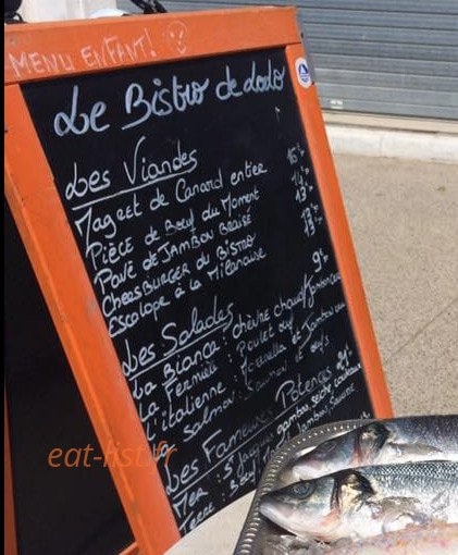 Le bistro de lolo — carte page 1